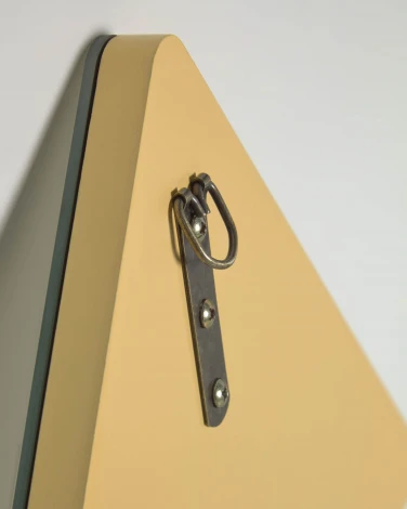 Настенное зеркало La Forma (ex Julia Grup) Saori (Желтый/ МДФ)