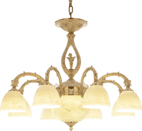 Подвесная люстра Bohemia Florence 71409P/8/210 GW P1 D Rose FA10S