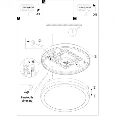 Датчик движения инфракрасный накладной Eglo Connect Sensor, IP44, белый