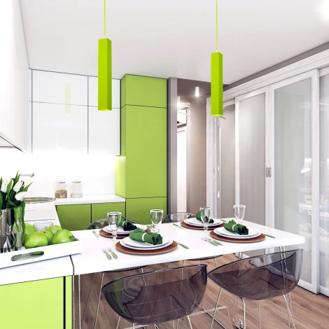 Подвесной светильник Eurosvet Cant 50154/1 LED зеленый