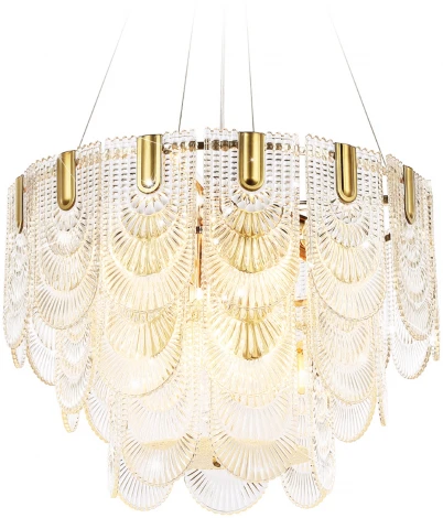 Подвесная люстра каскадный Ambrella TRADITIONAL TR5388 (220V, хрусталь, на тросе)