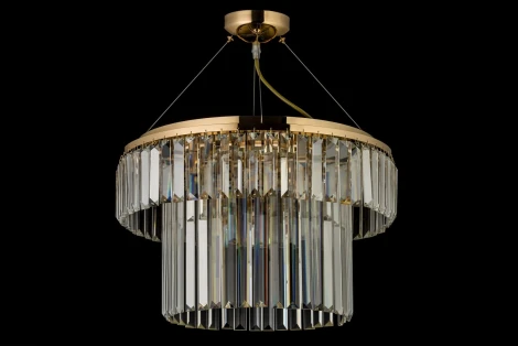 Подвесная люстра хрустальная Arti Lampadari Enio Enio E 1.5.D50.100 GP (220V, на тросе)