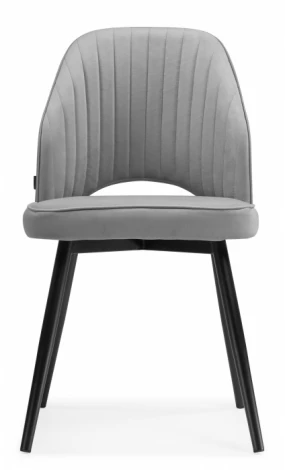 Стул Woodville на металлокаркасе Брейния velutto 52 / черный 500001