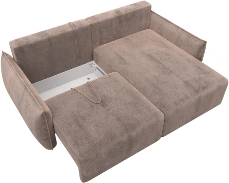 Диван угловой Лига-051 НПБ угол универсальный Лига Диванов (Велюр) арт.128652