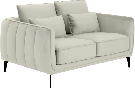 Диван Amsterdam двухместный ОГОГО (арт.342683), (Ткань/Белый)