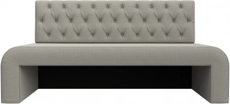 Диван кухонный прямой Кармен Люкс (Бежевый/Рогожка) Лига Диванов арт.123834