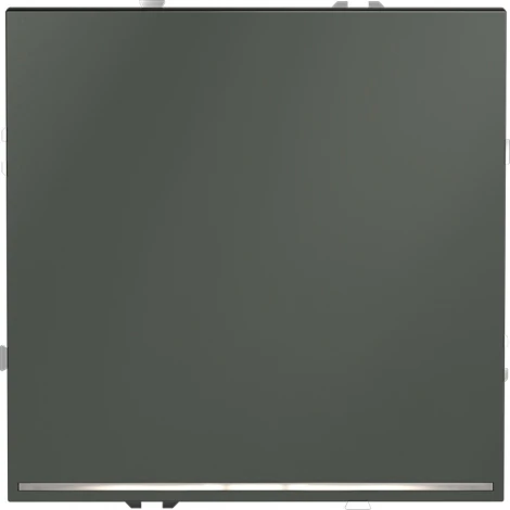 Выключатель одноклавишный с подсветкой (титан) Voltum S70 VLS010206