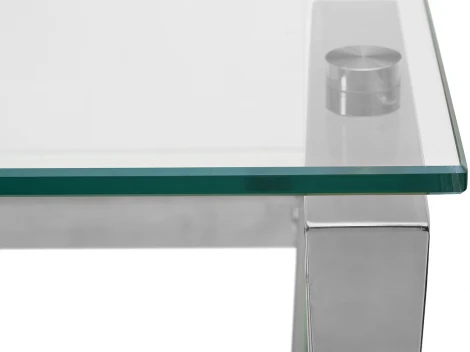 Стол письменный стекло прозр/хром 120*60*78см Garda Decor арт.GY-17910