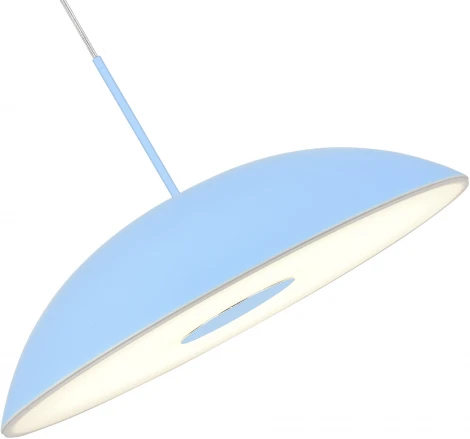Подвесной светильник ST Luce Lid SL6128.703.01 Голубой/Голубой LED 1*24W 3000K (220V, на проводе, круглые)