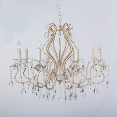 Подвесная люстра Abrasax 2019/8 (220V, на цепи, свеча)