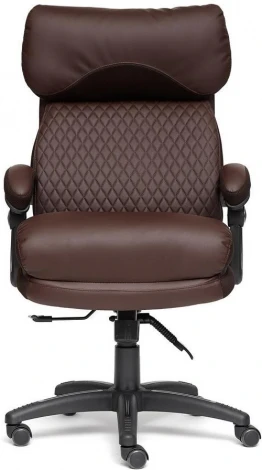 Компьютерное кресло для руководителя Tetchair CHIEF (Исскуственая кожа,Ткань/Коричневый)