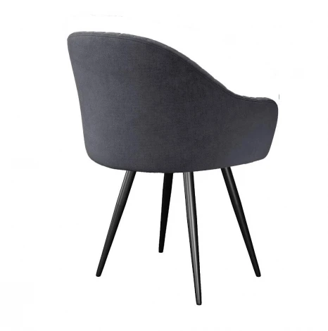 Стул DikLine 439 поворотный, TW11 серый, ножки черные арт.00-00079923