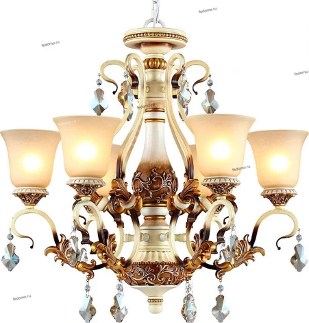 Подвесная люстра N-Light 708 708-06-02 ivory + amber