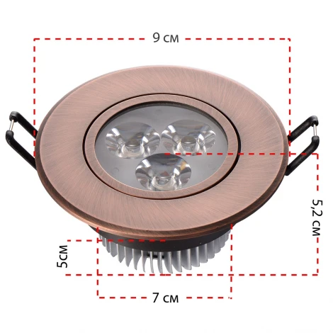 Встраиваемый точечный светильник MW-Light Круз 637012303