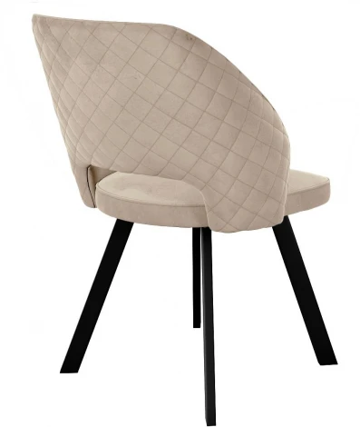 Стул DikLine 274 поворотный Z128 бежевый, ножки черные