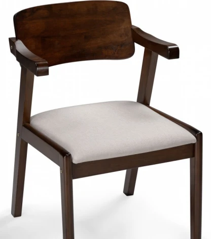 Деревянный стул Velma (Velma dirty oak / light beige) Woodville арт.15524