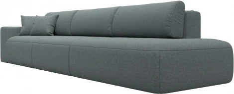 Диван прямой Лига-036 НПБ Модерн Лонг подлокотник слева Лига Диванов (Рогожка) арт.124213L