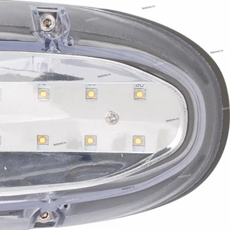 Светильник уличный консольный светодиодный Horoz, 1 плафон, серый, прозрачный