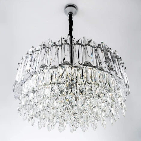 Подвесная люстра хрустальная Modelux MODELUX ML.7082.12 CR