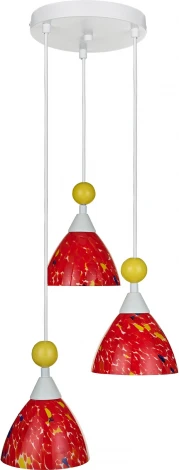 Подвесной светильник 33 ИДЕИ PND170.03.11.003WH-002R (220V, на проводе, круглые)