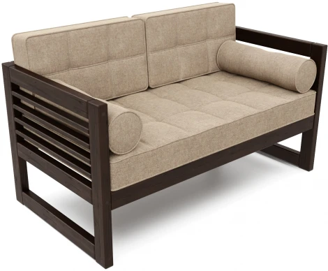 Диван Arsko прямой Сега М венге рогожка бежевая