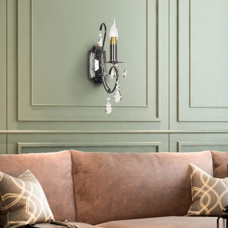 Бра Arti Lampadari Romano E 2.1.1.601 NB (220V, подвески, подсвечник, свеча)