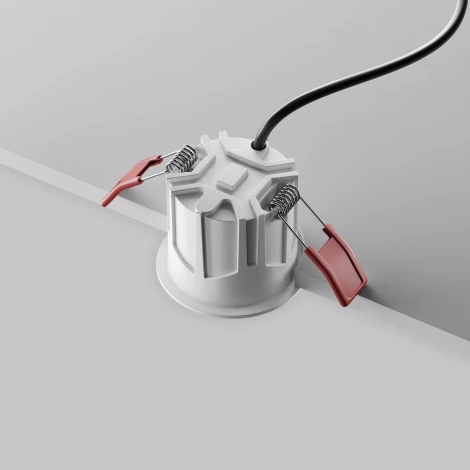 Встраиваемый светильник Maytoni Alfa LED DL043-01-10W3K-RD-W-1 (220V, круглые)