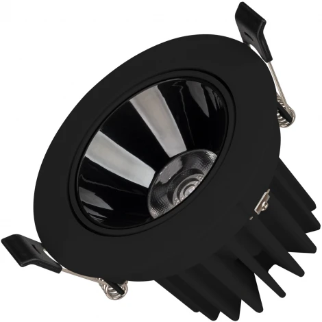 Светильник встраиваемый LED MS-FORECAST-BUILT-TURN-R102-12W Warm3000 (BK-BK, 32 deg, 230V) (Arlight, IP20 Металл) 035453