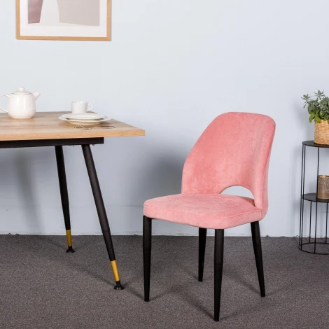 Стул R-Home Ledger Розов/Чёрный