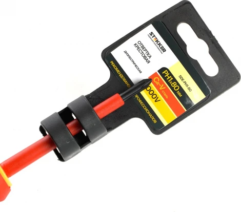 Отвертка крестовая диэлектрическая Stekker 39765