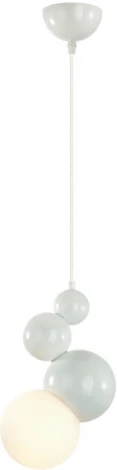 Подвесной светельник Lumion Blasen 6565/1A белый/белый матовый/металл/стекло E27 1*40W 220V (на проводе, шарики)