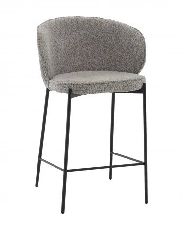 Стул полубарный Тисдейл букле серый Stool Group арт.УТ000041695