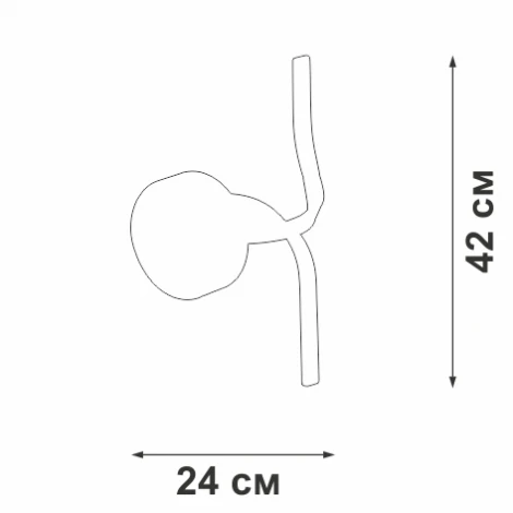 Настенный светильник светодиодный V4683-0/1A Vitaluce