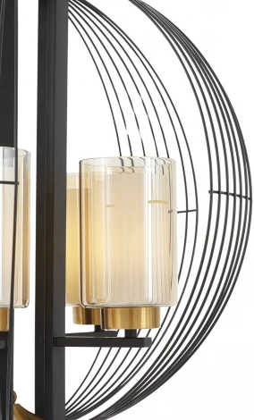 Подвесная люстра Lumina Deco Ponti LDP 1245-5 BK+MD
