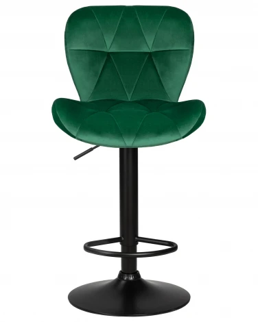 Набор 2 шт стул барный DOBRIN BARNY BLACK (зеленый велюр (MJ9-88))