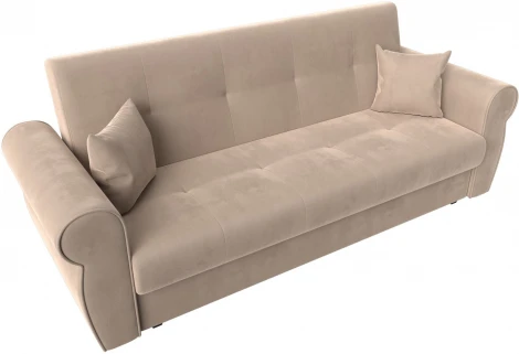 Диван-книжка Лига-019 (Бежевый/Велюр) Лига Диванов арт.118333