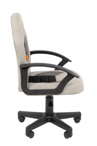 Кресло Chairman Kids 111 Россия экокожа серый 7202590