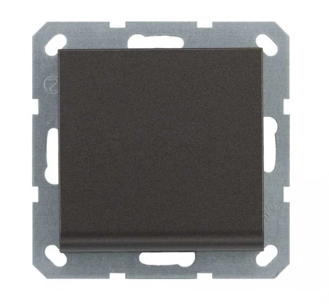 Розетка с защитной крышкой и шторками (мокко) Jasmart G-Classic G5505Z