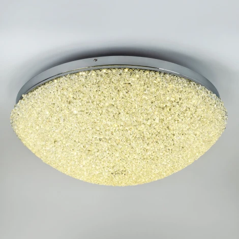 Потолочная люстра светодиодная хрустальная с пультом с регулировкой цветовой температуры Modelux MODELUX ML.2320.700 CR