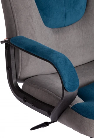 Кресло NEO 2 (22) флок , серый/синий, 29/32 Tetchair 19479