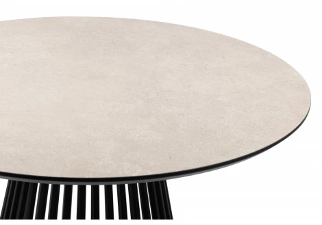 Керамический стол Нэнси 110 avenue grey sahara / черный 625590