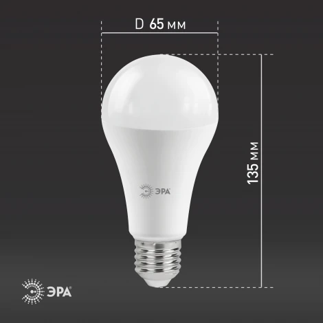 Лампочка светодиодная E27 21W ЭРА LED A65-21W-860-E27