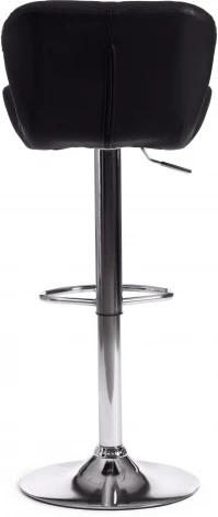 Стул барный BIAGGIO (mod. KY717) / 1 шт. в упаковке (Металл,Экокожа /Черный,Хром)