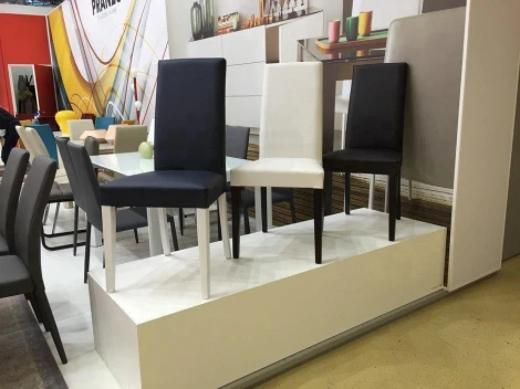 Стул Alba Pranzo Бежевый SX BEIGE эко-кожа