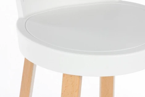 Барный стул Trinidad  Белый полипропилен