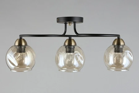 Потолочная люстра на штанге Omnilux Carini OML-95007-03 (220V, шарики)