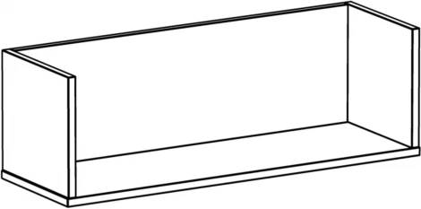 Полка Play (ЛДСП/Светлое дерево) ОГОГО Обстановочка! арт.853472