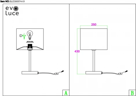 Настольная лампа Evoluce Brescia SLE300574-01 Никель/Темно-бежевый, Золотистый E27 1*40W