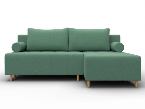 Диван угловой Лига-102 угол универсальный (ДСП,Брус,Фанера,Рогожка/Зеленый) Лига Диванов 134799