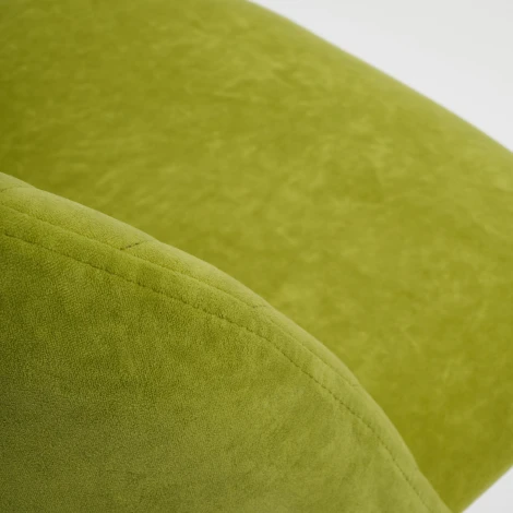 Кресло MELODY молочный (флок)